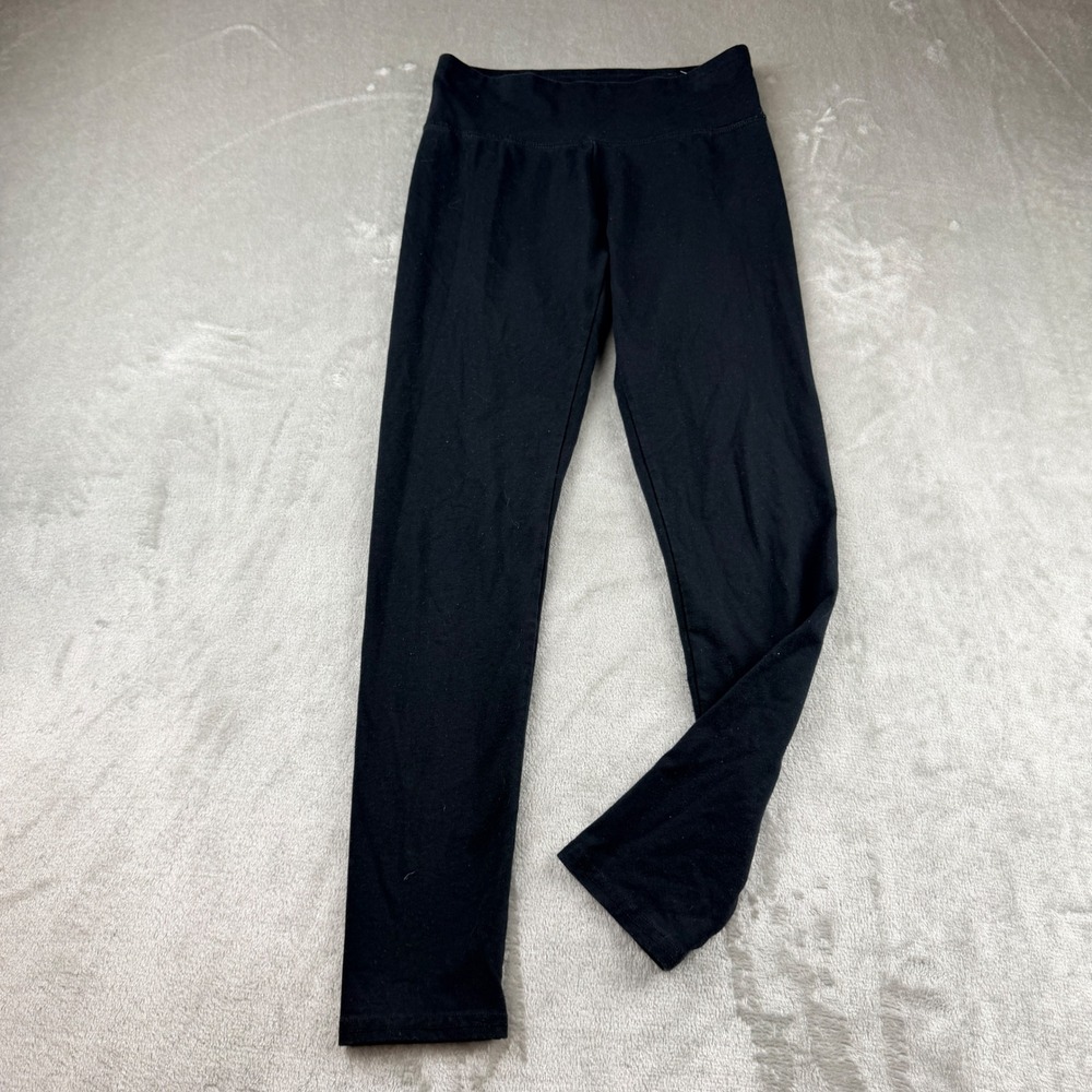 Aerie Chill Play Move Black Leggings Womens Small Short Cotton Blend Yoga Active